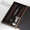 2026 Leder-Uhrenarmband 18mm 20mm 22mm Uhrenarmband Automatisches Schmetterlingsverschluss Herren und Damen Business mit Box Armband