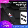2025 Hot Leather Car Seat Safety Belt Shoulder Protection Padding For BMW E30 E34 E36 E39 E46 E52 E53 E60 E61 E62 E70 E71 E83