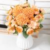 Artificial Hydrangea Flowers Scrapbook Silk Tea Rose Bud Vase Home Room Table Decor Wedding Bridal Bouquet DIY Gifts Garden Yard
