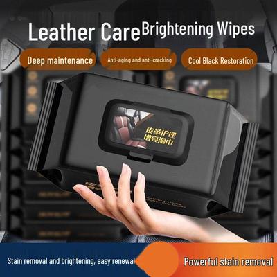 Toallitas para el Cuidado del Cuero para Interiores de Automóviles, Ropa y Zapatos – Una Toallita Brilla