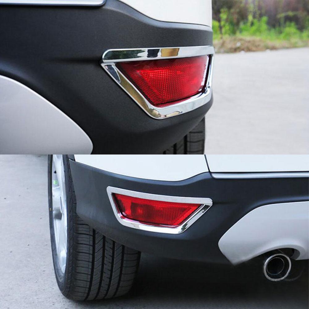 Für Ford Kuga Escape 2013 - 2019 Nebelschlussleuchten-Rahmen Rücknebellampen Dekorationsaufkleber Abdeckung Zierleiste Styling-Zubehör