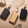 PU Key Pouch Zipper Key Holder Organizer Car Keys Bag Wallet Keychain Fashion Simple Keys Cases Bags Men Women Car Protect Cover