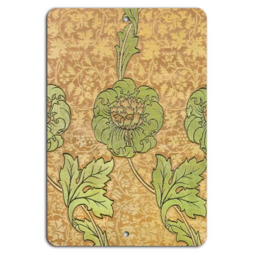 Ornate Floral Elegance Vintage Botanical ArtAluminumtin sign 20x30cm（7.8x11.8inch）