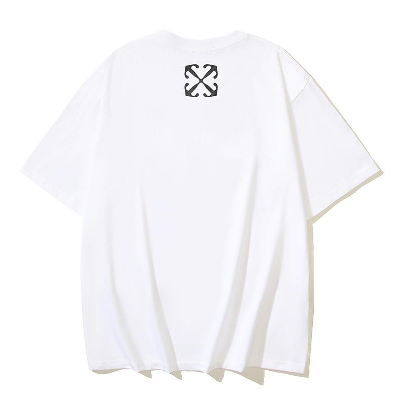 1178 Off-White 2026 Summer New Angel Religion Virgin Mary Printed Short Sleeved T-shirt for Men and Women