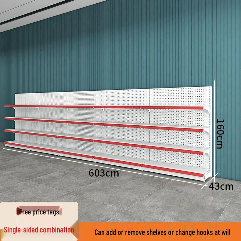 Multi-Layer Island Display Rack for Supermarkets, Convenience Stores, Pharmacies, Stationery, and Snack Shops