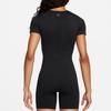 Nike X 1017 Alyx 9Sm Collaboration Yoga Series Ss24 Solid Color Round Neck Comfortable Versatile Short Sleeve Bodysuit Women Bodysuit Black DR5375-010