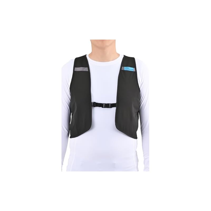 Daytona Wet Cool Vest for Motorcycles - No Power Required, Just Fill with Water - DI-015 Black Tight Fit 62716
