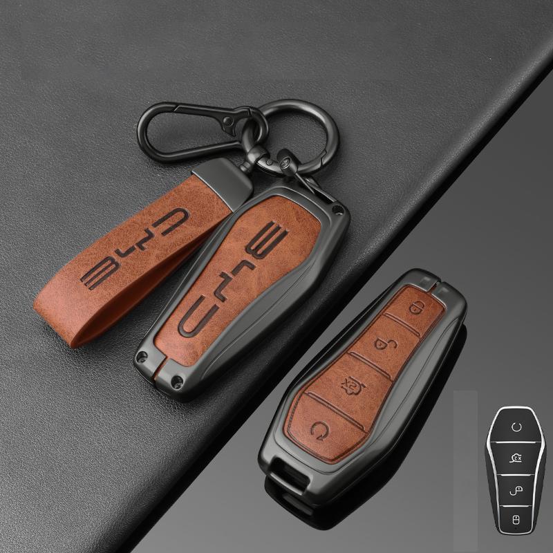 Car Key Case Cover Protector Shell Holder For BYD PLUS Song Pro MAX Yuan Atto 3 Han EV Dolphin Lied Tang Dm Qin Accessories