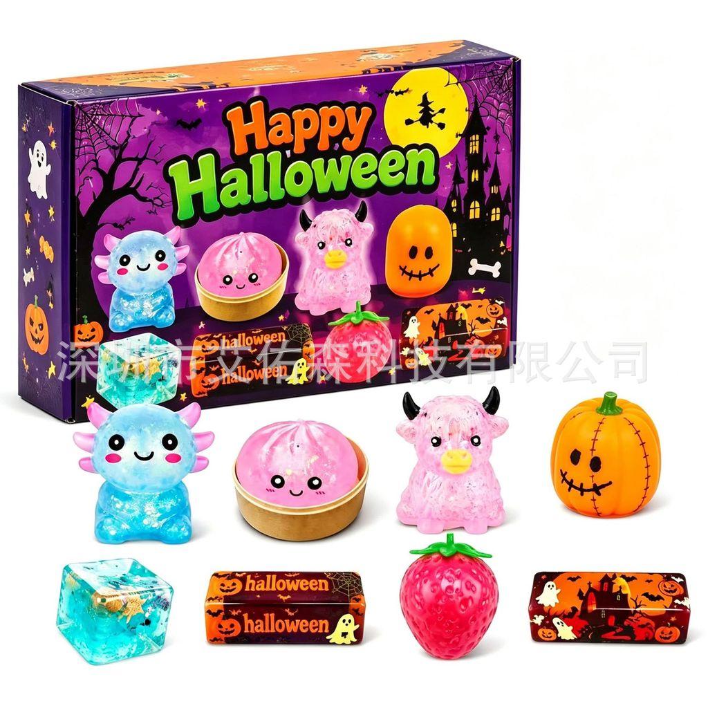 Squishy Sensory Toys Set Cute Soft Squeeze Fidget Toy Kit Stress Relief Squishies For Kids Christmas Advent Calendar Gift For Boys Girls Party Favors