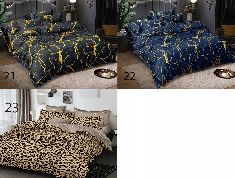 3-piece Bedding Set 200x220 + Pillowcases 70x80, Cotton Satin, Leopard Print