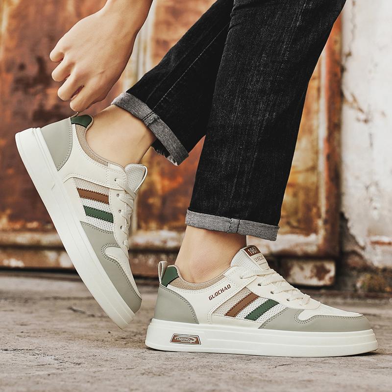 Breathable Lightweight  Slip Resistant Wear-resistant and Casual Shoes for Men's Thin Soled Shoes for Sports Trendy Shoes For