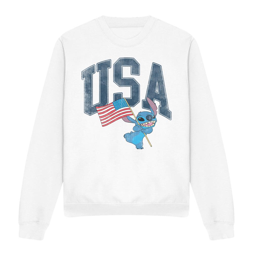 Lilo & Stitch Unisex Adult USA Sweatshirt