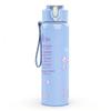 1PC You Are Enough Inspirational Quote 750ml Color Plastic Sports Water Bottle Leakproof Flip Straw Lid Suitable for Sports Office Home Use