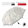 Directly Supplied to Street Vendors, Foldable Sun Umbrella, Women's Sun Protection Black-Coated Parasol, 70% off Creative Umbrellas