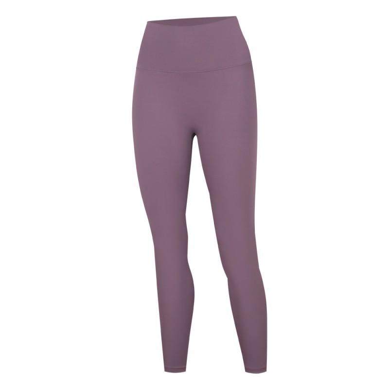 High-Waisted 9/10 Length Yoga Leggings Women Seamless Ultra-Stretch Quick-Dry Breathable Workout Pants