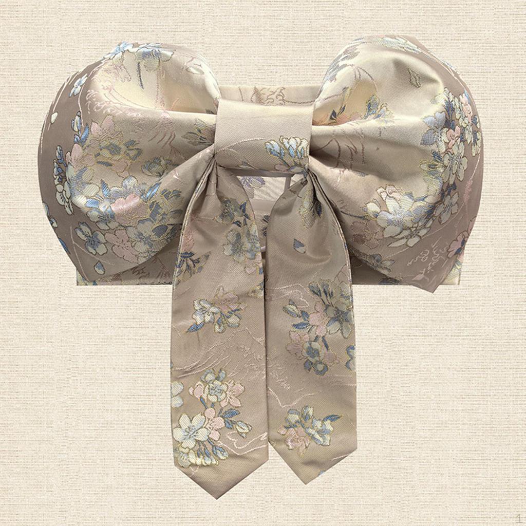 Japanese Kimono Bow Belt Cummerbund Sash, Portable Comfortable Lady Waist