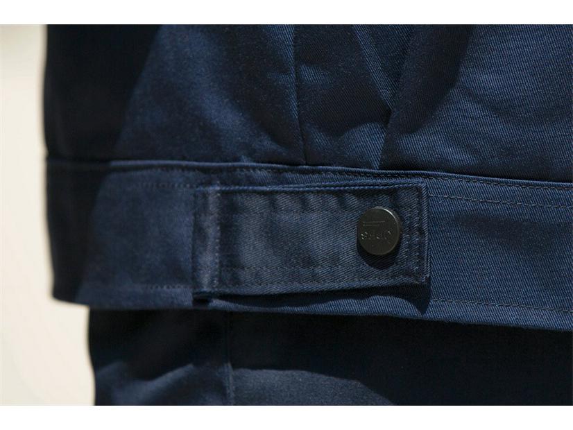 Dirt-Resistant Reflective Workwear Set for Autumn/Winter - Durable Clothing for Construction and Auto Repair