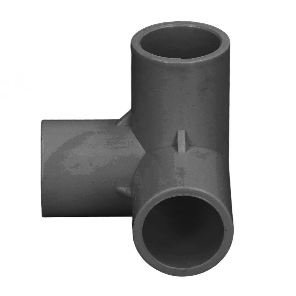 10PCS 3 Way Pipe Fittings PVC Plastic Right Angle Tee Corner Connector 20mm Inner Diameter