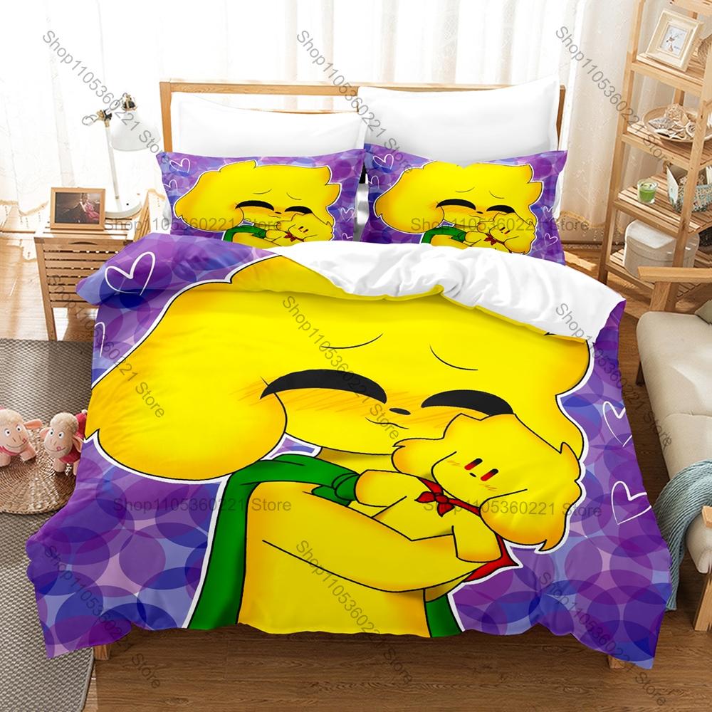 Personality Popular Spanish Gamer Mikecrack Bedding Set New Printed Duvet Cover Set Soft Microfiber Bed Linen for Fans Bedroom