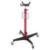 Hydraulic Transmission Jack, 1100 Lbs / 0.5 Ton Lifting Capacity Telescoping Transmission Jack with Foot Pedal, 360° Swivel Wheel, 112-187 Cm High
