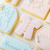 Cookie Cutter Non Stick Easy to Demold Plastic Gratitude Pregnant DIY Fondant Embosser Mold for Mother's Day