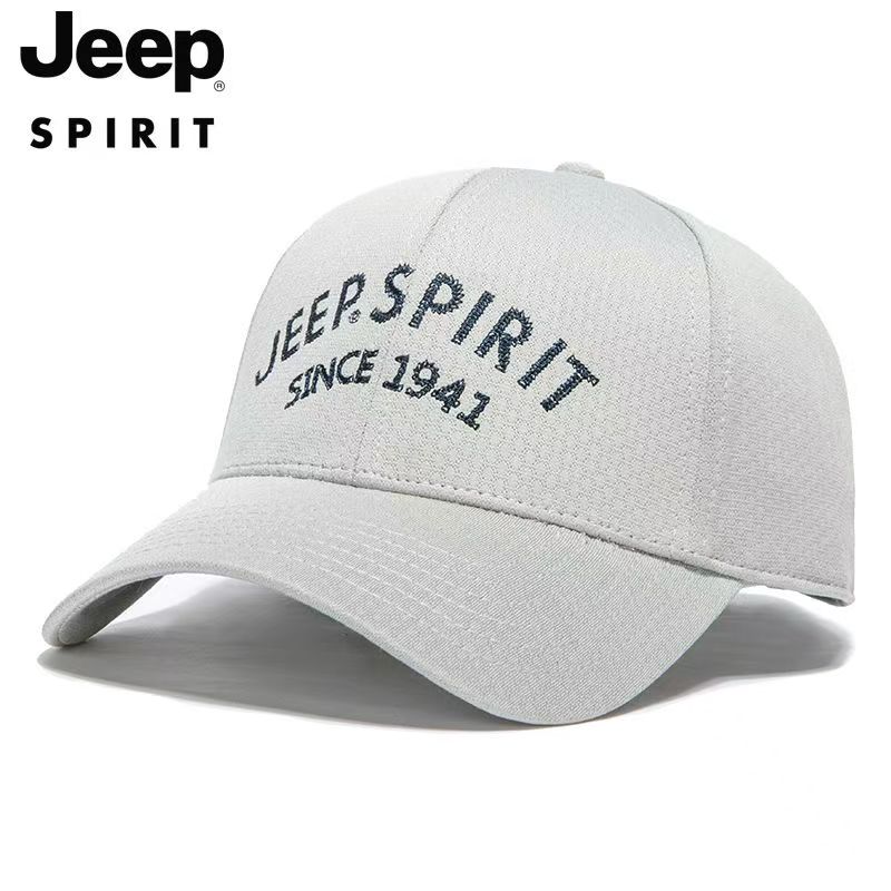 Rvxb6 JEEP SPIRIT Men's Spring and Summer Outdoor Sports Sun Cap, Fashionable, Versatile and Breathable Baseball Cap