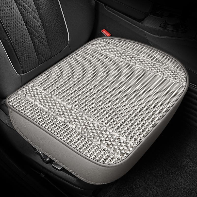 Ledově hedvábný chladivý letní potah na polštář sedadla do auta Tkaný prodyšný Univerzální na přední a zadní sedadla Chladivá podložka Auto interiérové doplňky