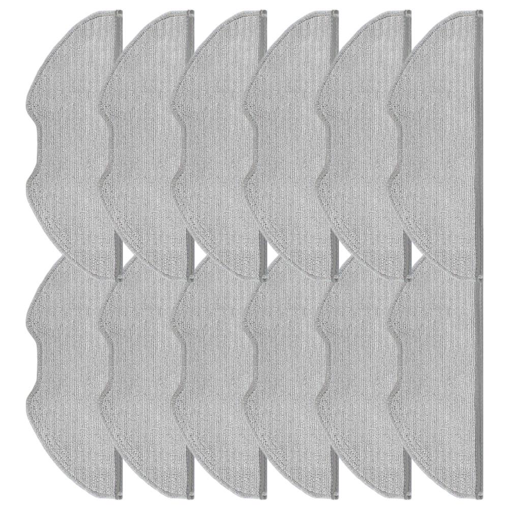 For Xiaomi H40 OV51 Robot Vacuum Mop Cloths 12 Pack Microfiber Replacement Pads Cleaning Accessories Home Supplies