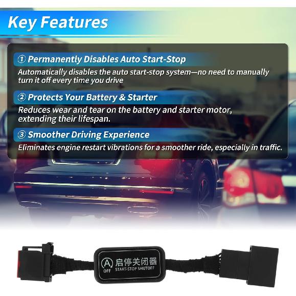 Leerlauf Start-Stopp-Eliminator für Ford F-150 2015 2016 2017 2018 2019 2020 Auto Start/Stopp Deaktivierung Motor A-Off System für Ford F-150 Raptor 2017