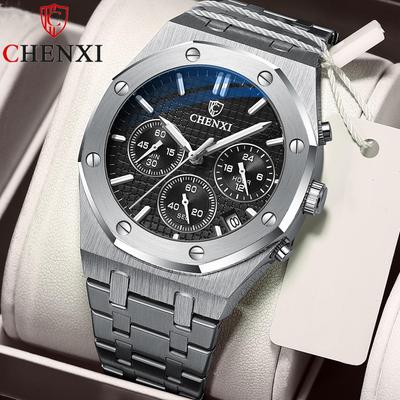 Nouvelle montre pour hommes de luxe de marque TOP avec boîte montre de sport multifonctionnelle pour hommes montres à Quartz étanche pour hommes