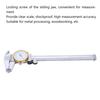 Walfront Dial Caliper 0-150mm 0.02mm Vernier Caliper Steel Impact Resistant Adjustable Caliper Measuring Tool with Depth Rod, Industrial Tool