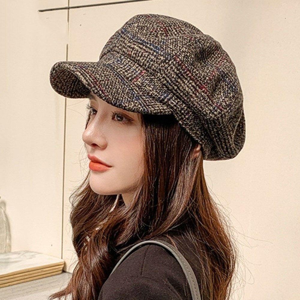 Woolen British Berets Ear Protection Artist Hat Elegant Painter Caps  Autumn