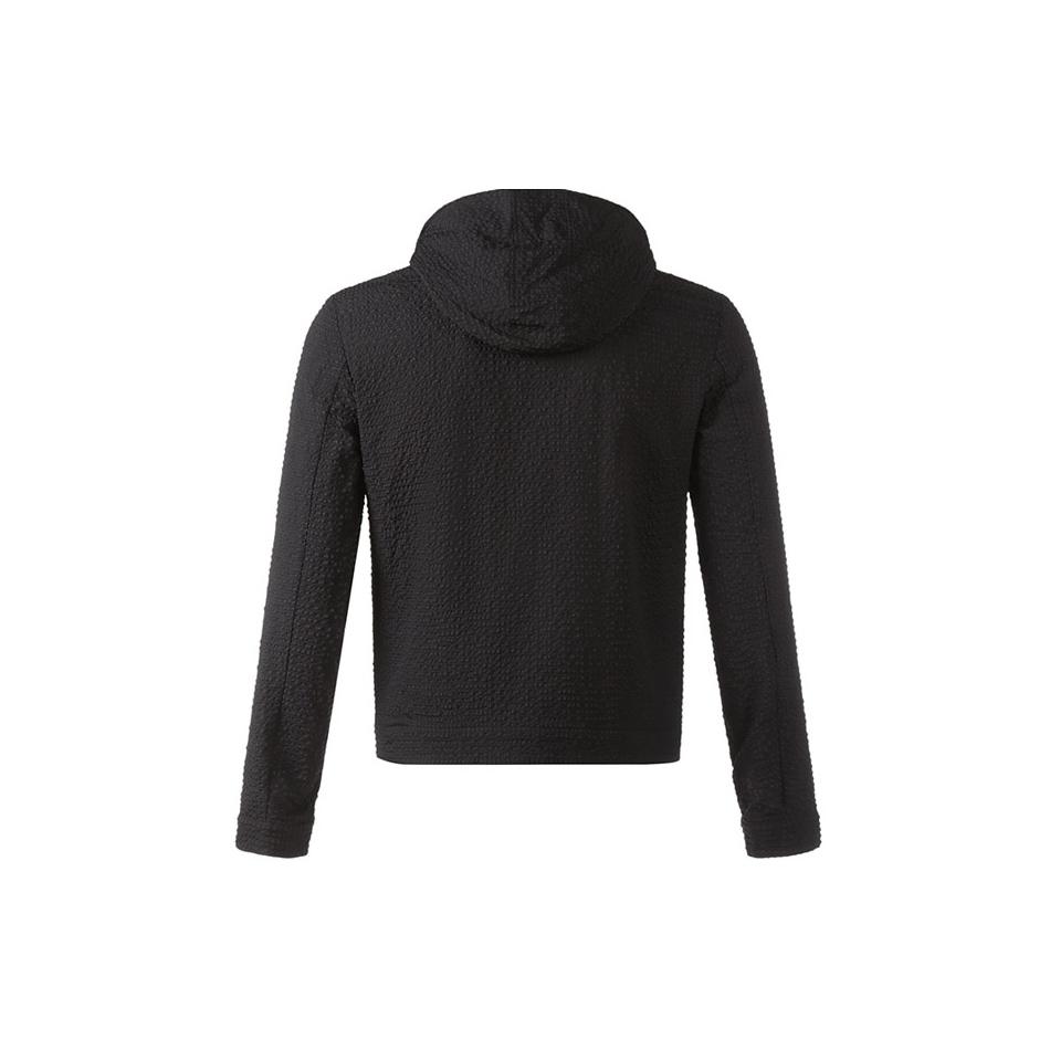 Emporio Armani Jackets Men's Black Hooded Moderate Straight Fit B1R410-B1306-999