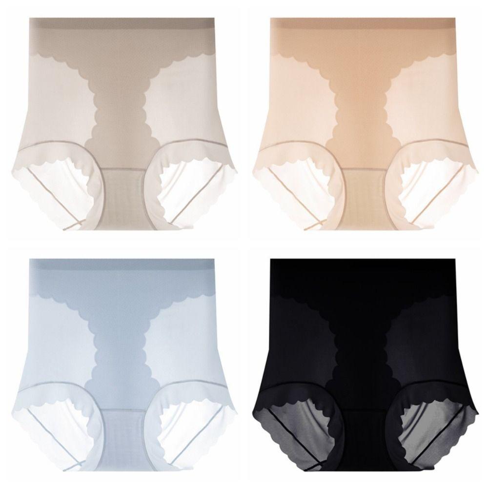 Shapers Tummy Control Underwear Ice Silk Body Shaping Briefs Breathable Slimming Shapewear  Female