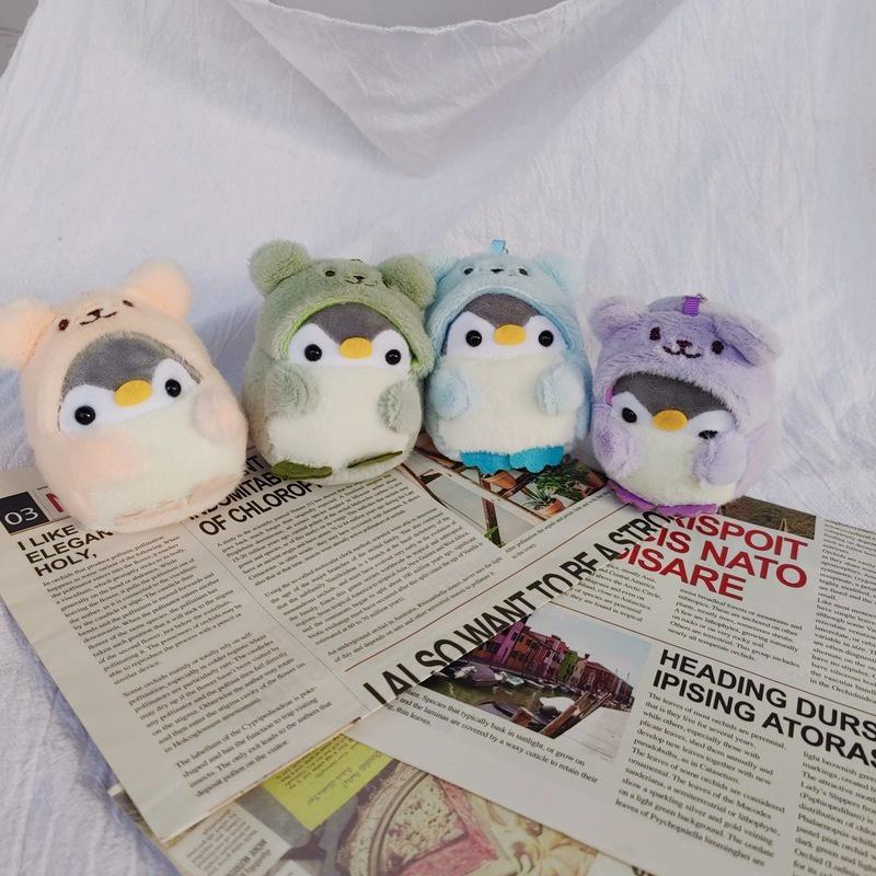 Penguin Plush Backpack Pendant With Comfortable Material For Kids Decor