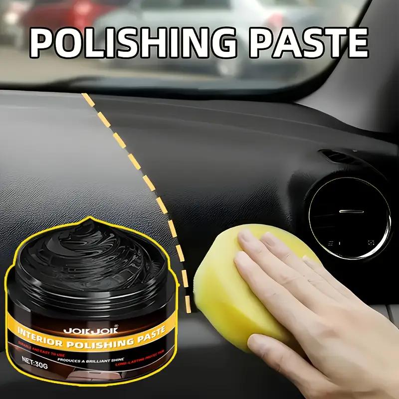 30G Interior Polishing Paste - Car Scratch Remover, Anti-Fading, Leather & Dashboard Restorer