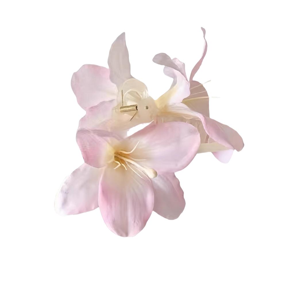 Pince à Cheveux Fleur Beau Design Floral Pince Crabe pour Femmes Accessoires Cheveux Tendance Décoration Fleur Outil de Coiffure