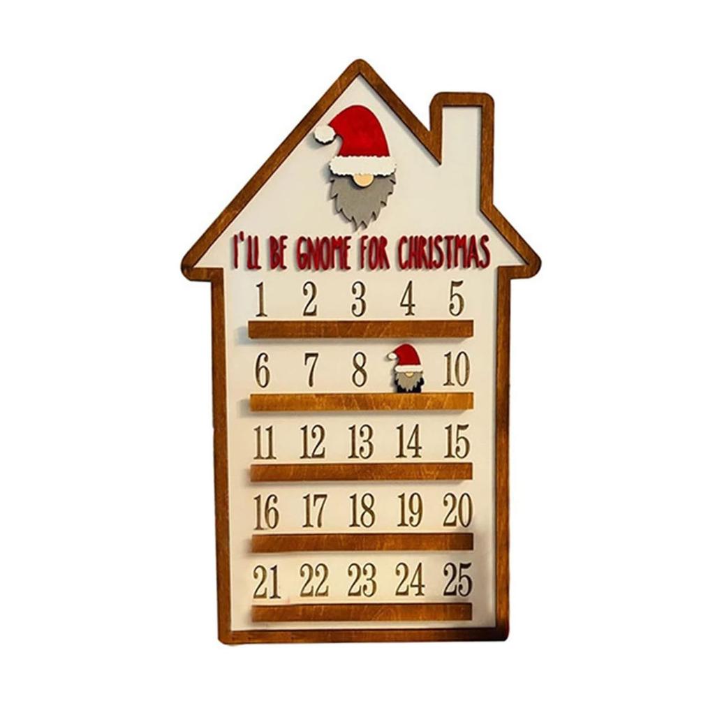 Advent Calendar Halloween Countdown Calendars Wood Coffin Christmas Table Calendar Ornament Table Planner Party Supplies