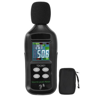 TDC801 Noise Decibel Tester LCD Display Digital Sound Level Meter Monitor 35dB135dB