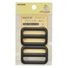 KIYOHARA Sankokko Plastic Adjuster, 2 Pieces, Inner Diameter 40mm, Black SUN16-95