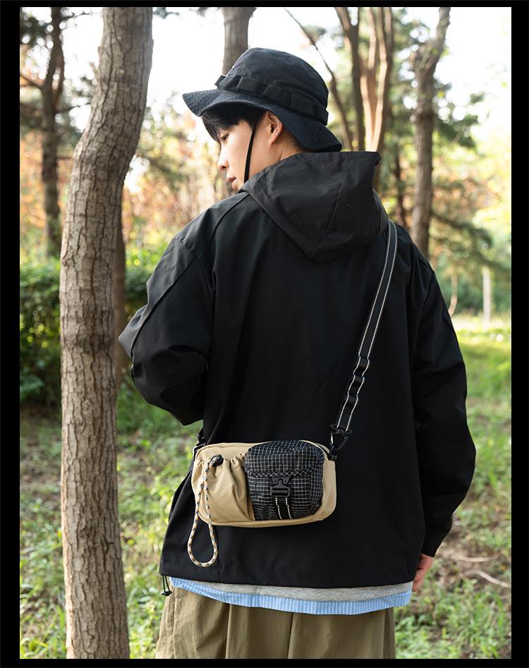 Tide Functional Outdoor Sports Crossbody Bag - Street Trend Workwear Style, Versatile Commuter Shoulder Bag