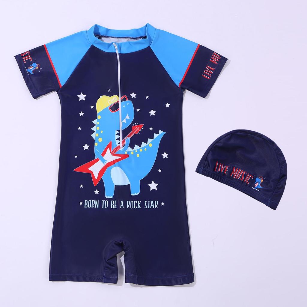 Unisex Cartoon Children's Swimsuit - Cute, Quick-Drying One-Piece for Girls, Available In Small, Medium, Large