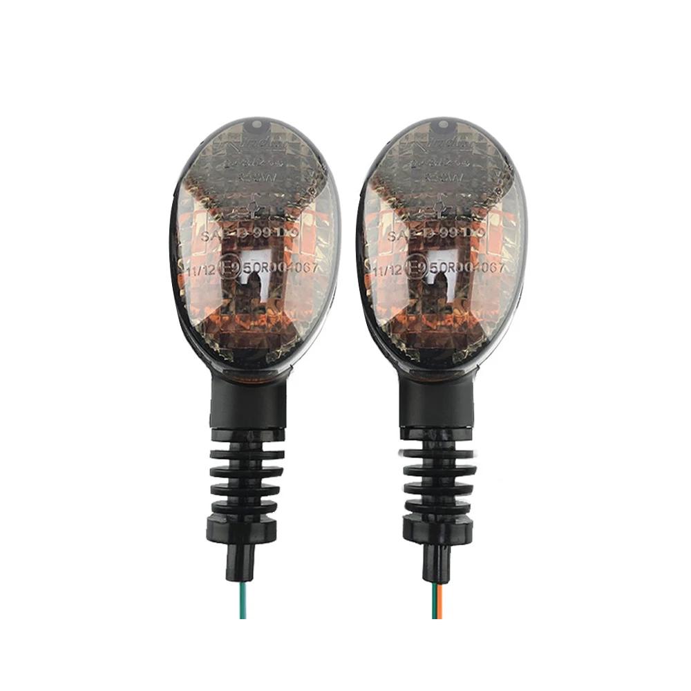 

2 шт. лампа указателя поворота мотоцикла передний задний фонарь подходит для Kawasaki 250 Ninja 250R EX250 08-12 дым