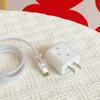 Cherry Frosted Cable Charger Protector Cover For IPad 18W 20W Charger New Data Line Spiral Winder Protective