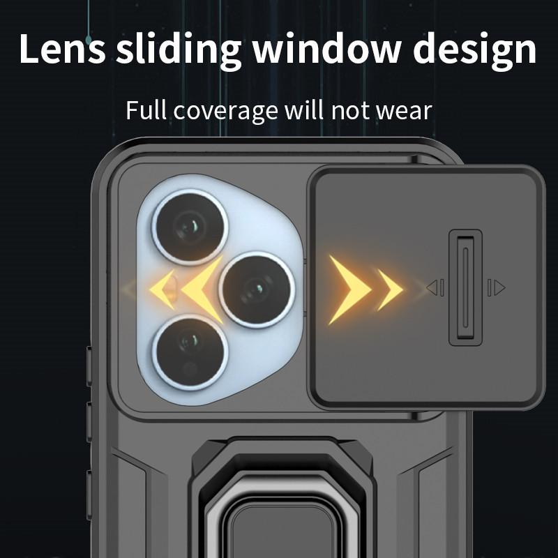 Kryt pro Honor 400 Pro 5G Pro Honor 90 200 400 Pro Pouzdro Ochrana objektivu Nárazuvzdorný Posuvné okénko Magnetický držák Nárazník