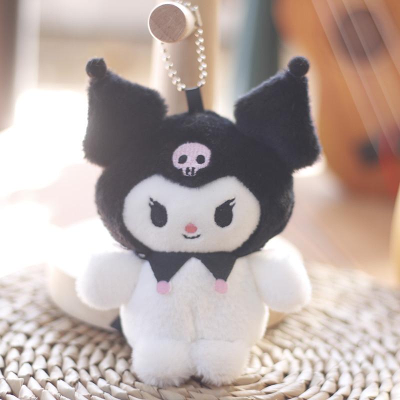 

Adorable Kuromi Plush Keychain Soft And Cute Stuffed Toy Perfect For Bags And Bouquets