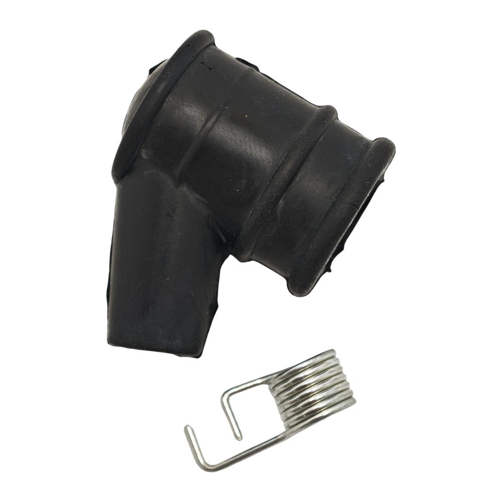 2pcs/lot Spark plug ignition cap + ignition spring For chainsaw Petrol Spare Replacement Tool Rubber Cap Garden Tool Parts