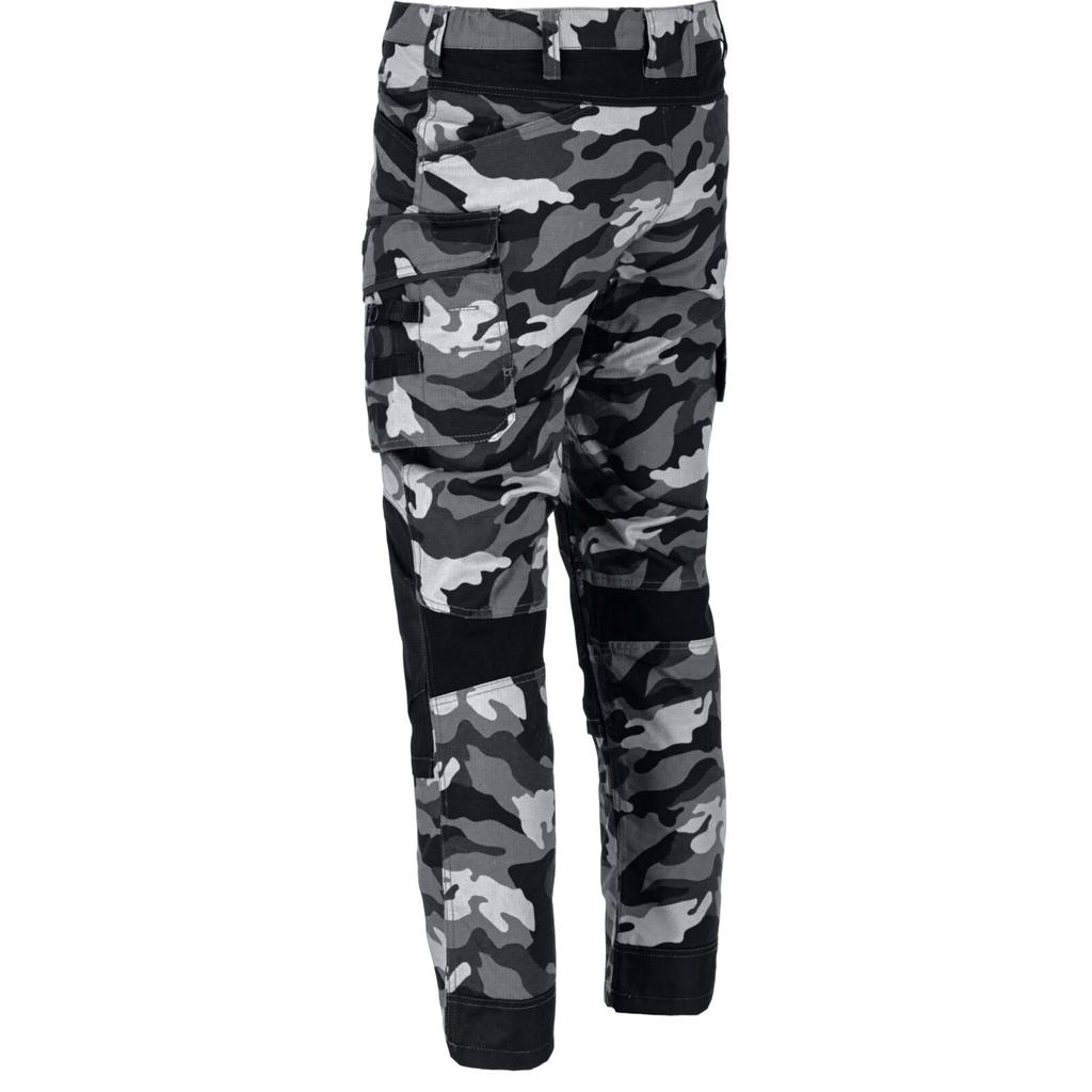 Gray Camouflage Combat Trousers with Reinforcements, "", Ce, Lahti