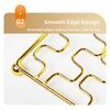 Heighted Foot Iron Insulation Pad Rust-proof Non-slip Heat-resistant Coaster Multifunctional Food Grade Gold Trivets