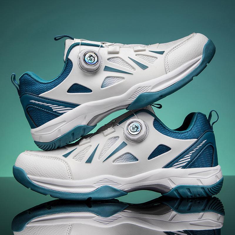 

Factory direct sales can 2025 rotating buckle casual badminton shoes table tennis sports shoes men s tennis training shoes women 37